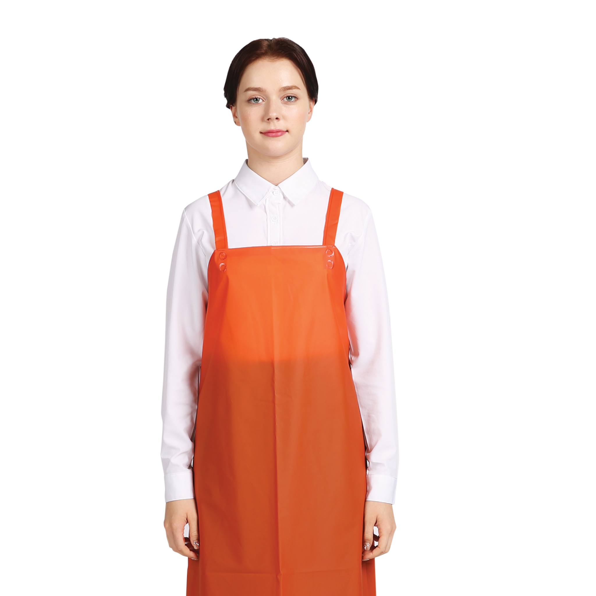 오렌지 우레탄 방수 대형 H형 앞치마